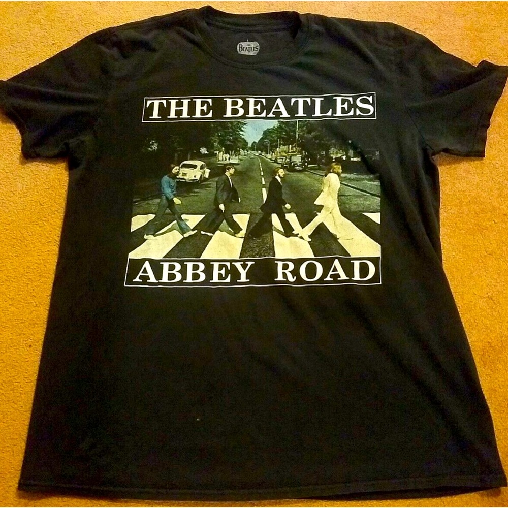 Large Abby Road Beatles T Shirt